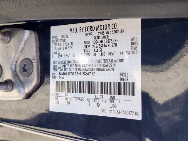 Certified 2022 Ford Transit Connect XL FWD image 29