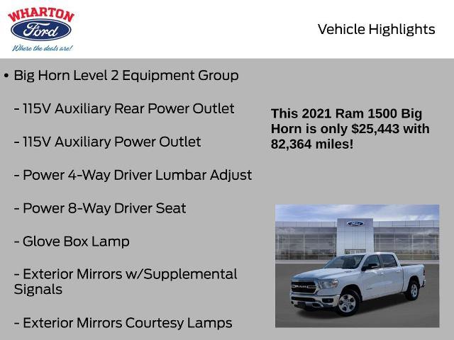 Used 2021 RAM 1500 Big Horn image 16