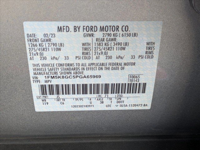Certified 2023 Ford Explorer ST w/ Equipment Group 401A AWD/4WD image 26