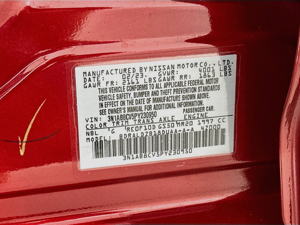 Used 2023 Nissan Sentra SV w/ All-Weather Package FWD image 34