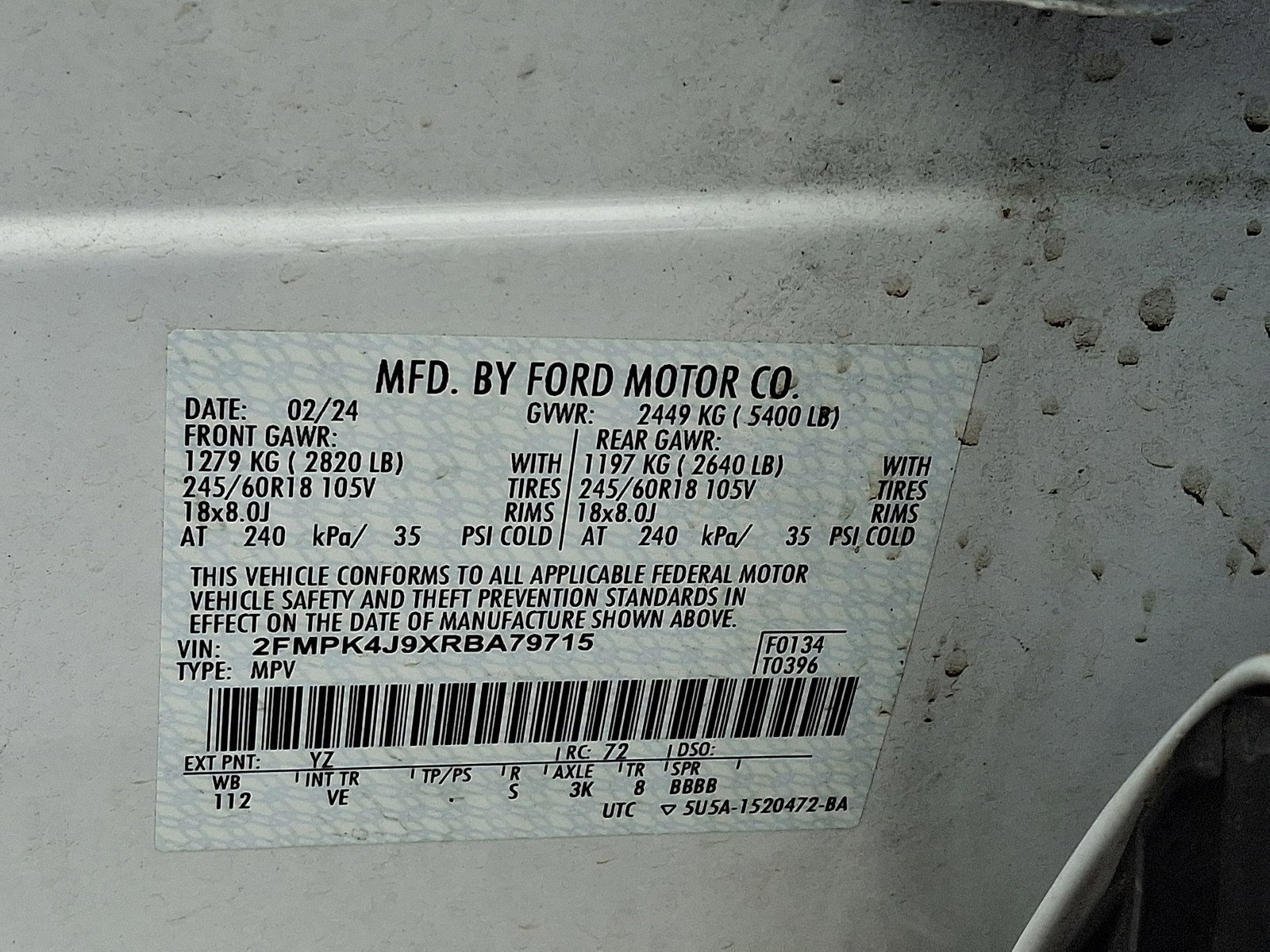 Certified 2024 Ford Edge SEL AWD/4WD image 26