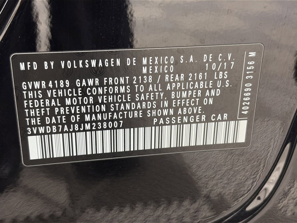 Used 2018 Volkswagen Jetta SE image 9