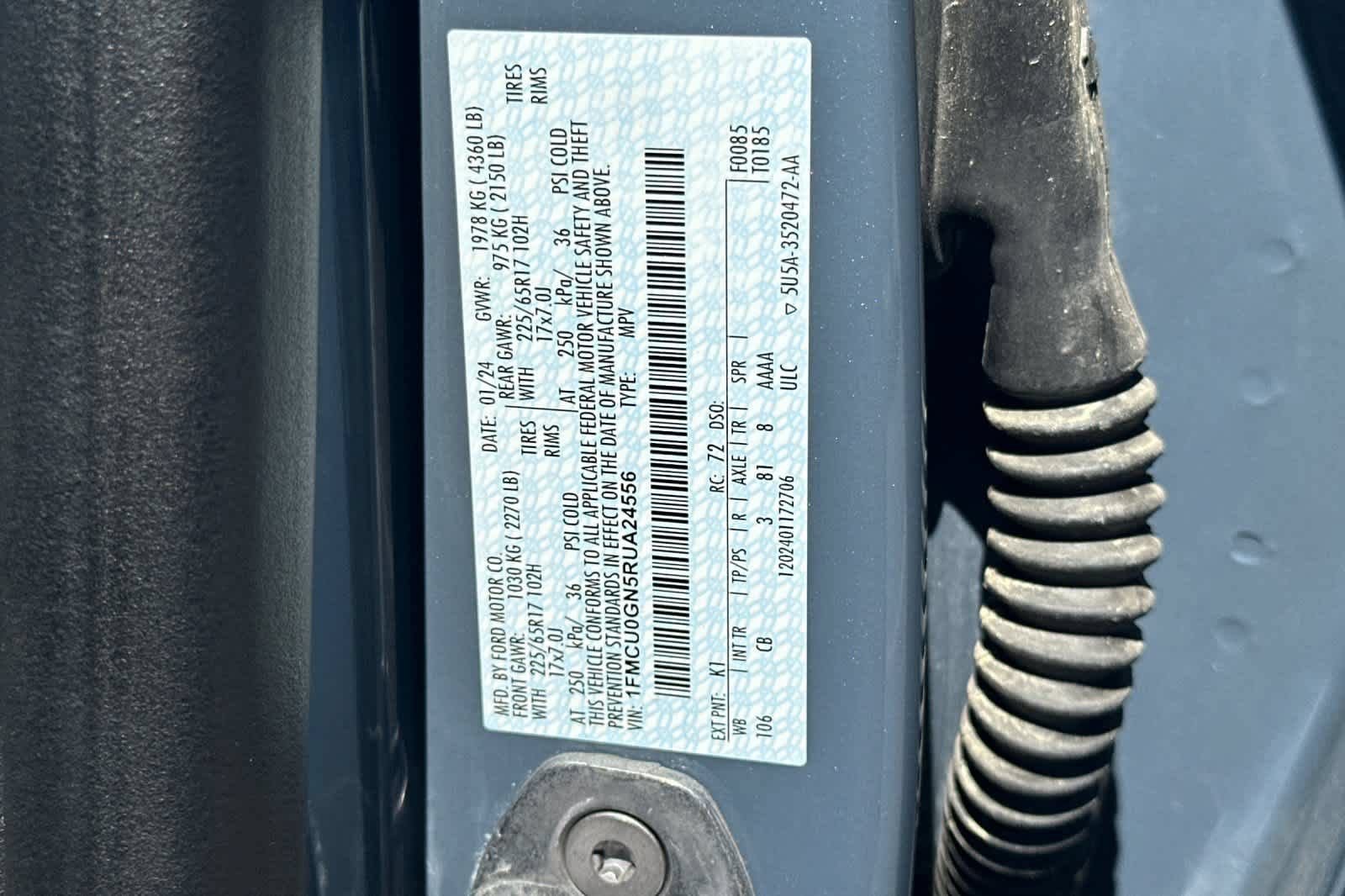 Certified 2024 Ford Escape Active FWD image 30