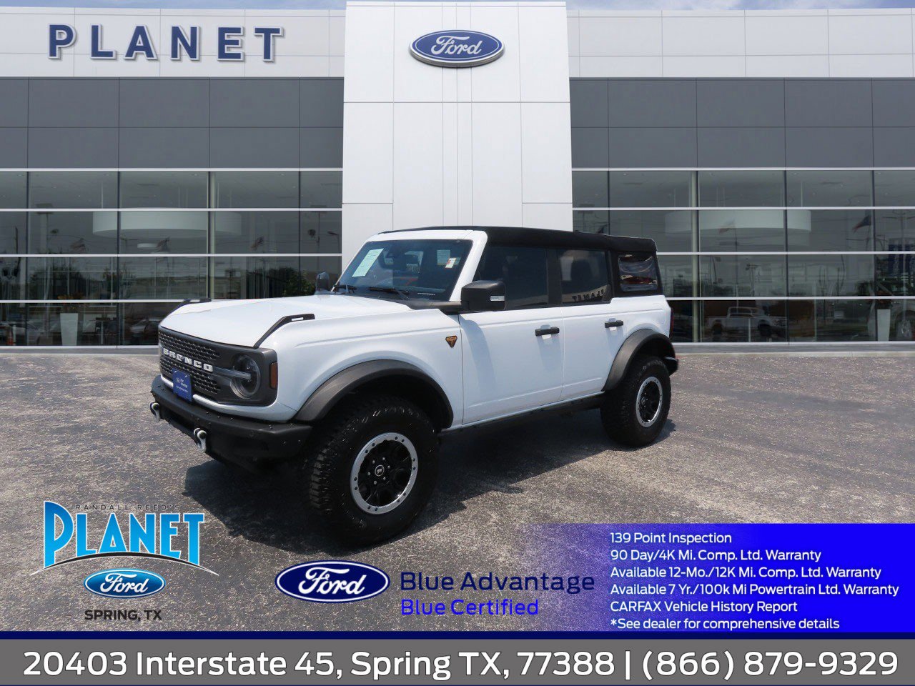 Certified 2023 Ford Bronco Badlands w/ Sasquatch Package AWD/4WD image 1
