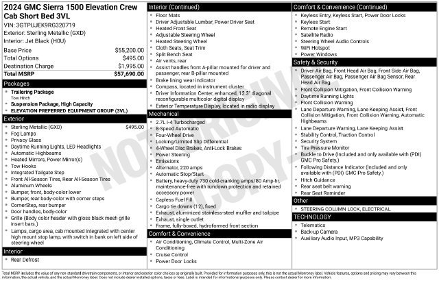 Used 2024 GMC Sierra 1500 Elevation AWD/4WD image 4