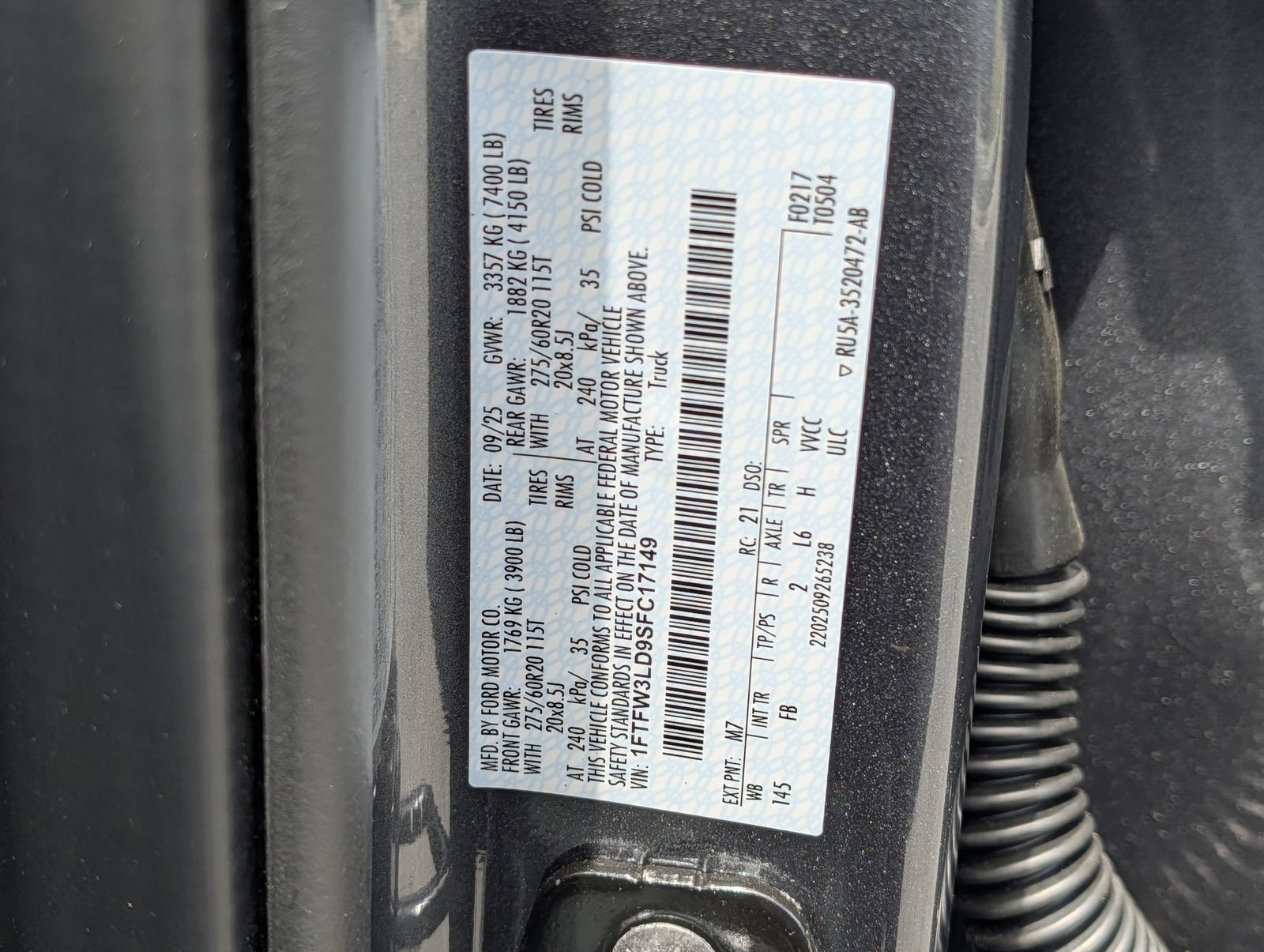Certified 2025 Ford F150 XLT w/ Equipment Group 302A MID AWD/4WD image 15