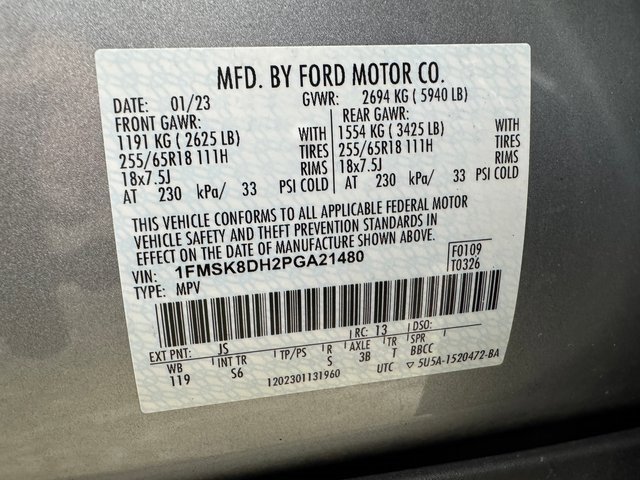 Certified 2023 Ford Explorer XLT w/ Equipment Group 202A image 31