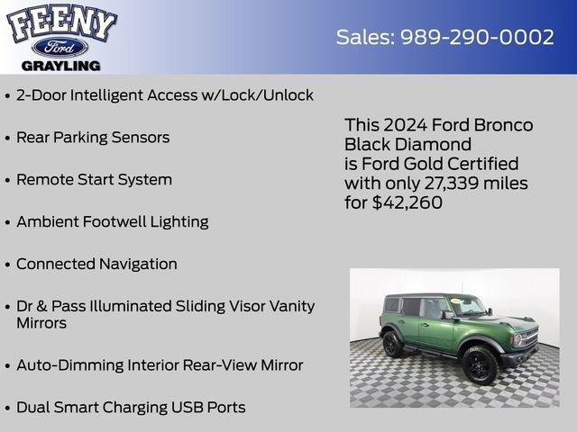 Certified 2024 Ford Bronco Black Diamond image 20