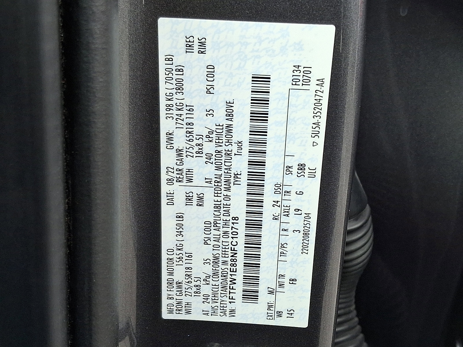 Certified 2022 Ford F150 XLT w/ Equipment Group 302A High image 27