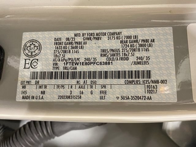 Certified 2023 Ford F150 Tremor w/ Equipment Group 402A High AWD/4WD image 31