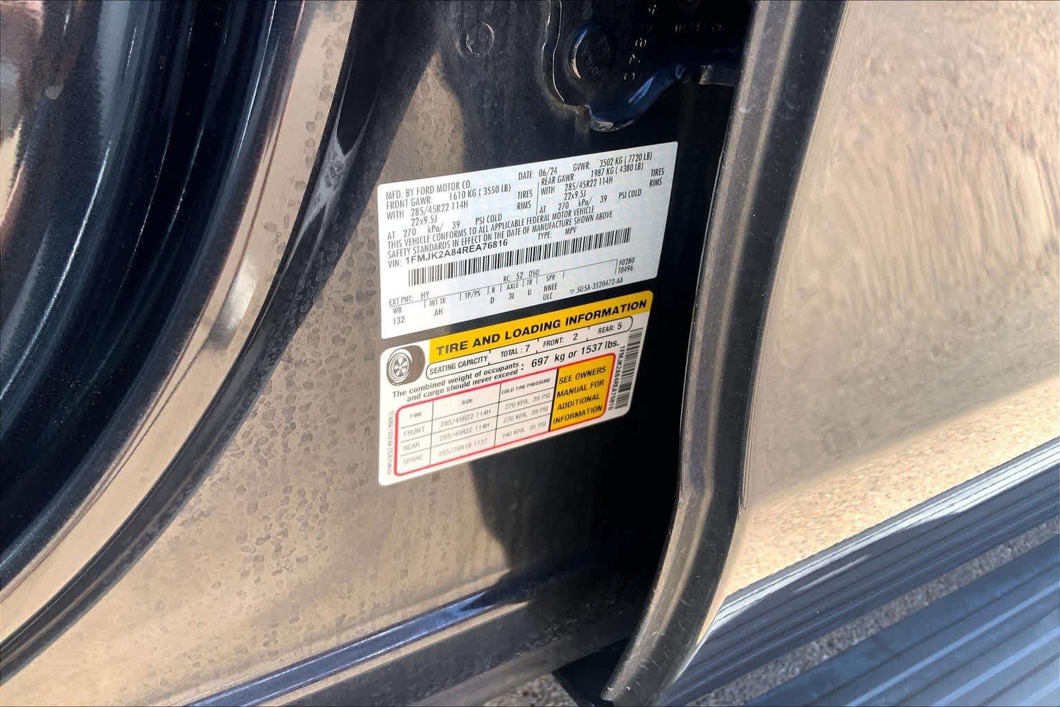 Certified 2024 Ford Expedition Max Limited AWD/4WD image 37