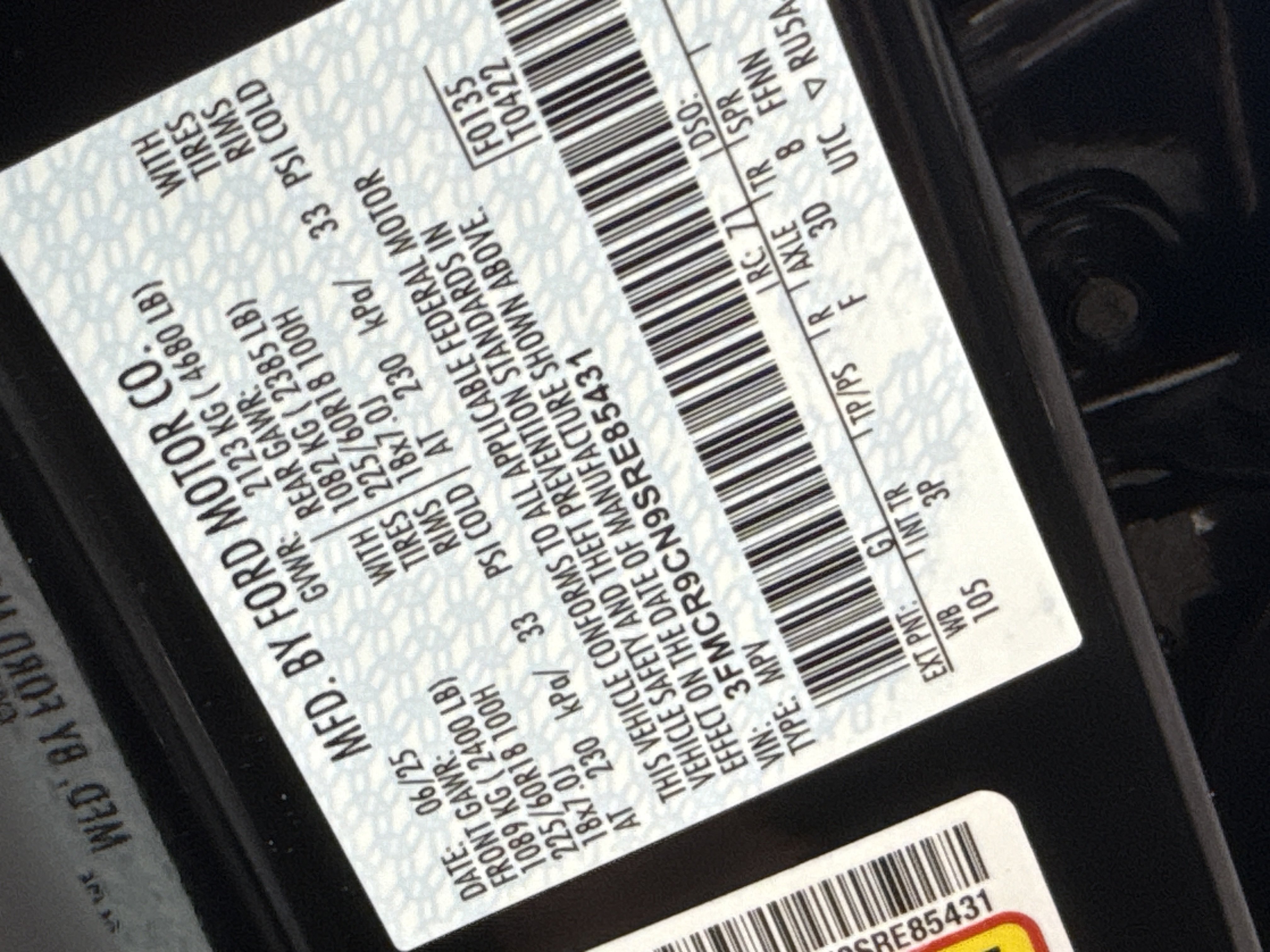 Certified 2025 Ford Bronco Sport Outer Banks w/ Outer Banks Tech Package+ AWD/4WD image 28
