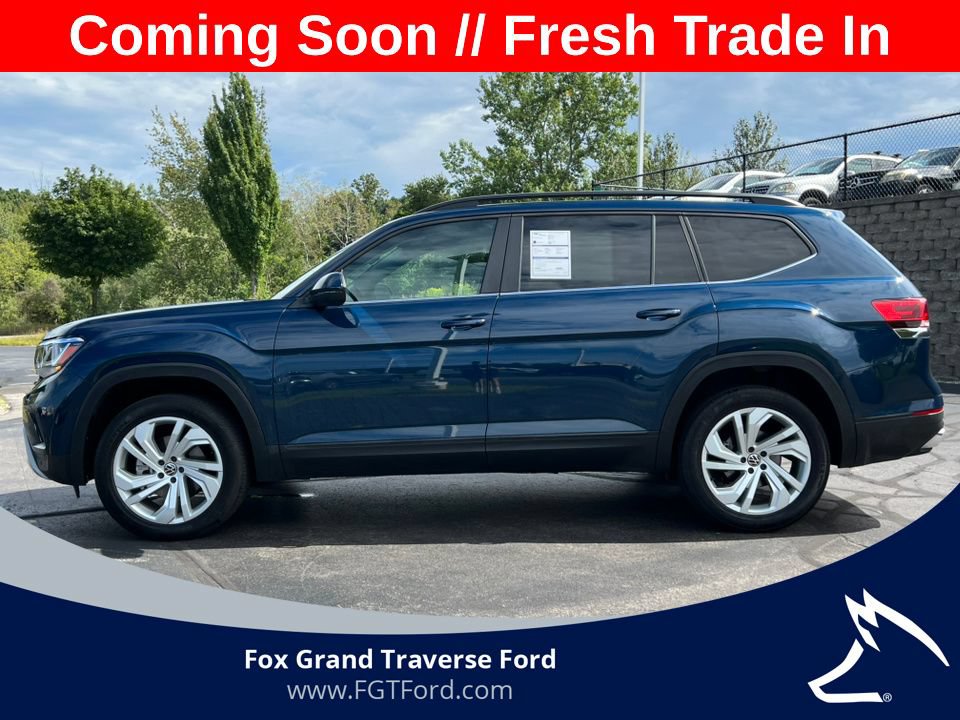 Used 2021 Volkswagen Atlas SE w/ Panoramic Sunroof Package FWD image 38