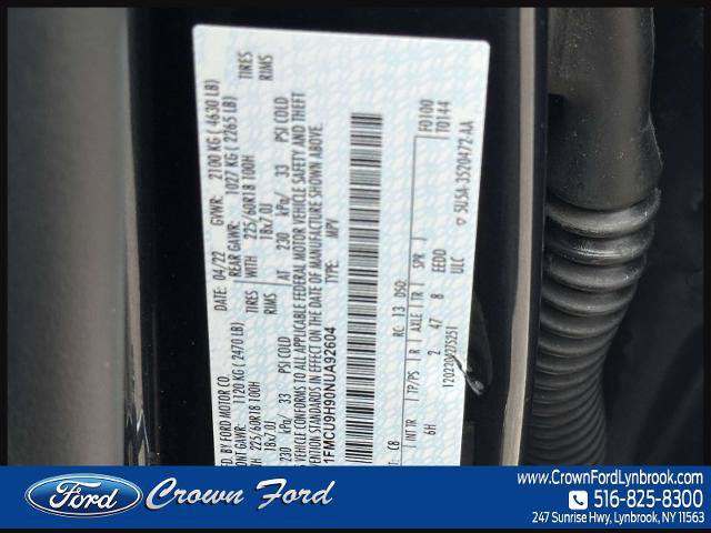Certified 2022 Ford Escape SEL w/ Technology Package AWD/4WD image 19