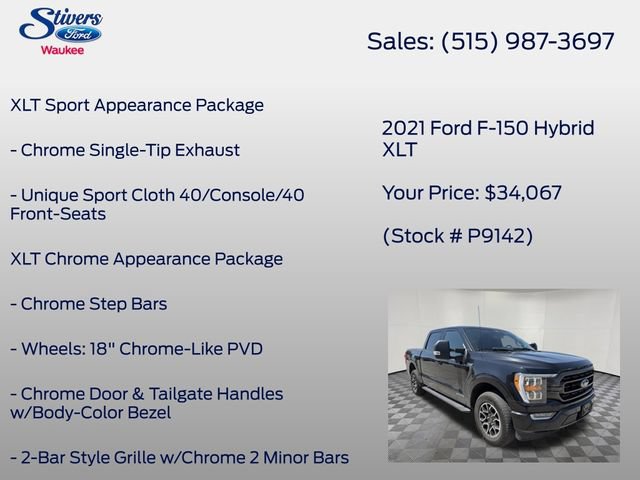 Certified 2021 Ford F150 XLT w/ Equipment Group 302A High AWD/4WD image 27
