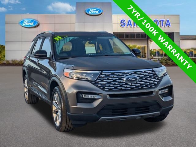 Certified 2021 Ford Explorer Platinum w/ Equipment Group 601A