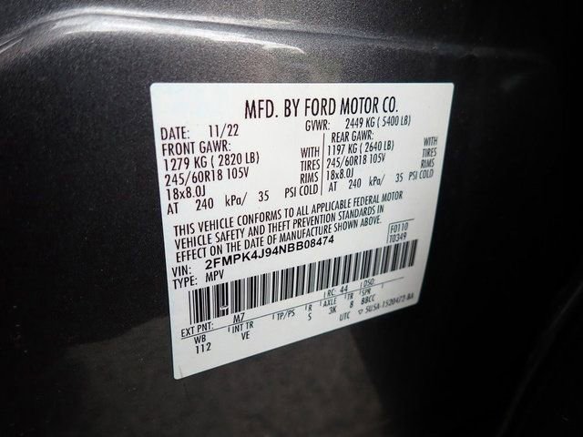 Certified 2022 Ford Edge SEL w/ Convenience Package AWD/4WD image 22
