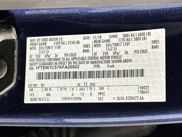 Certified 2019 Ford F150 XLT RWD image 22