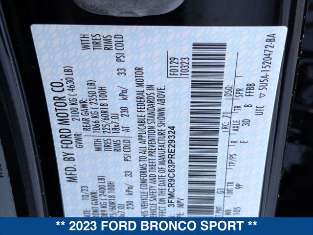 Certified 2023 Ford Bronco Sport Outer Banks image 23