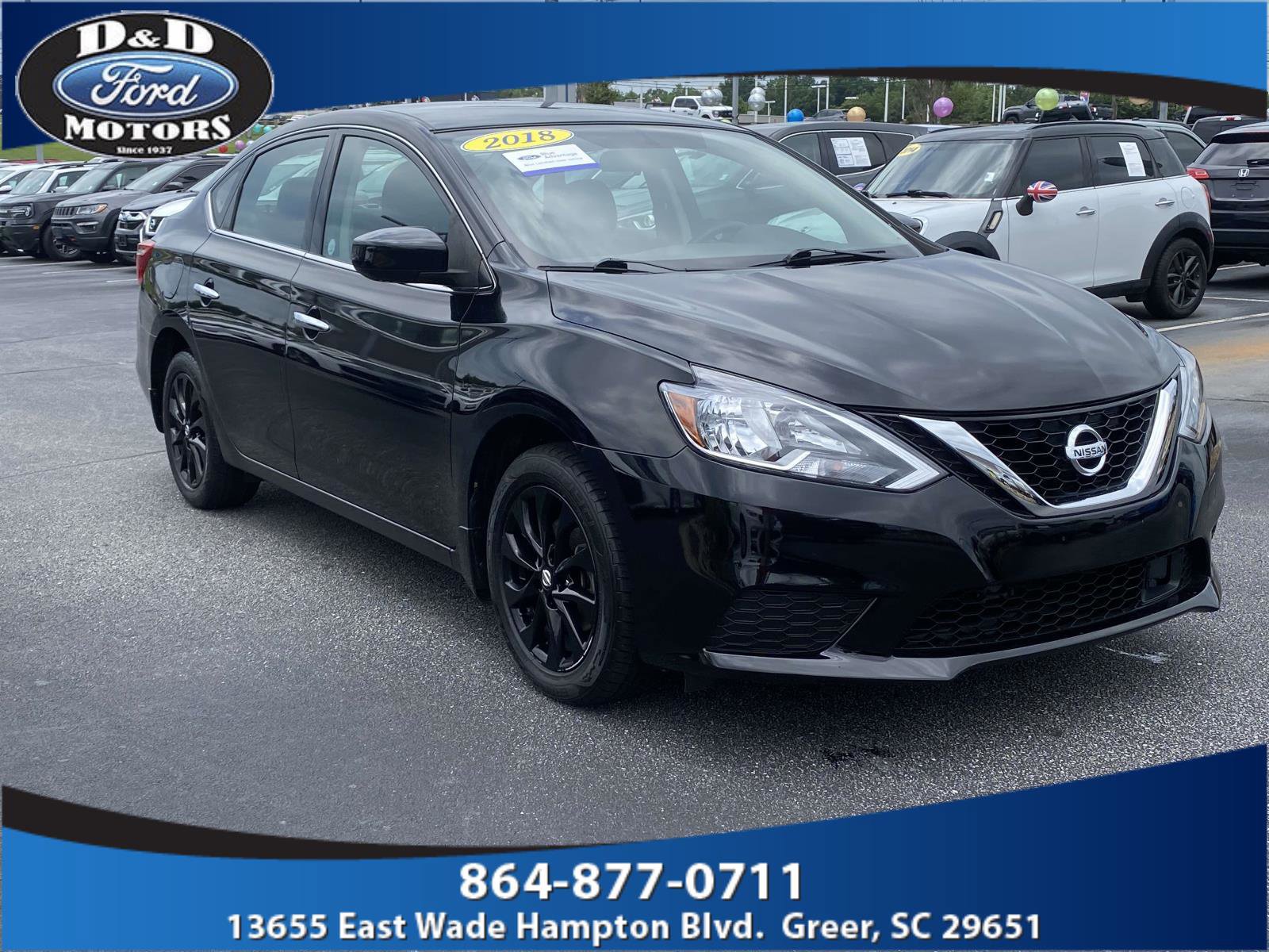 Used 2018 Nissan Sentra S w/ S Midnight Style Package FWD video 1