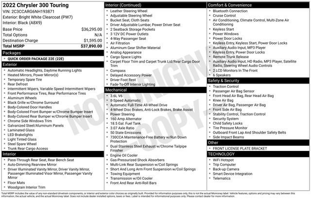 Used 2022 Chrysler 300 Touring image 33