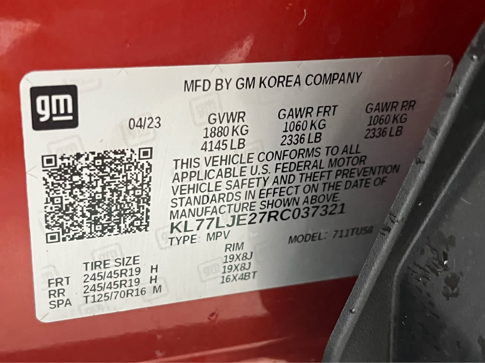Used 2024 Chevrolet Trax RS w/ Driver Confidence Package FWD image 15