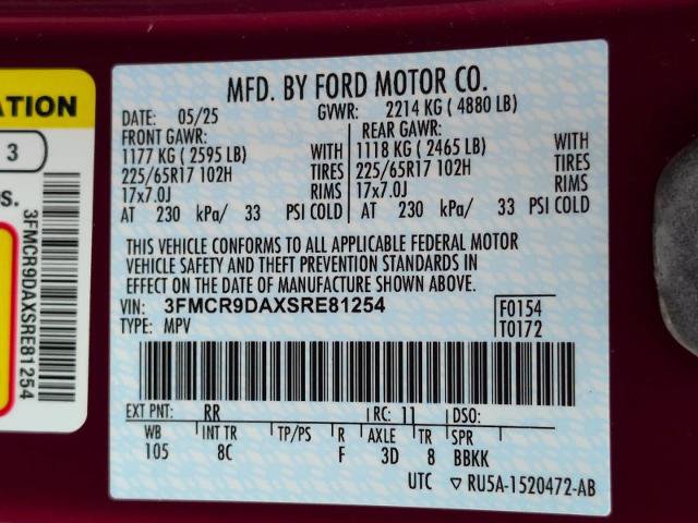Certified 2025 Ford Bronco Sport Badlands w/ Badlands Tech Package AWD/4WD image 28