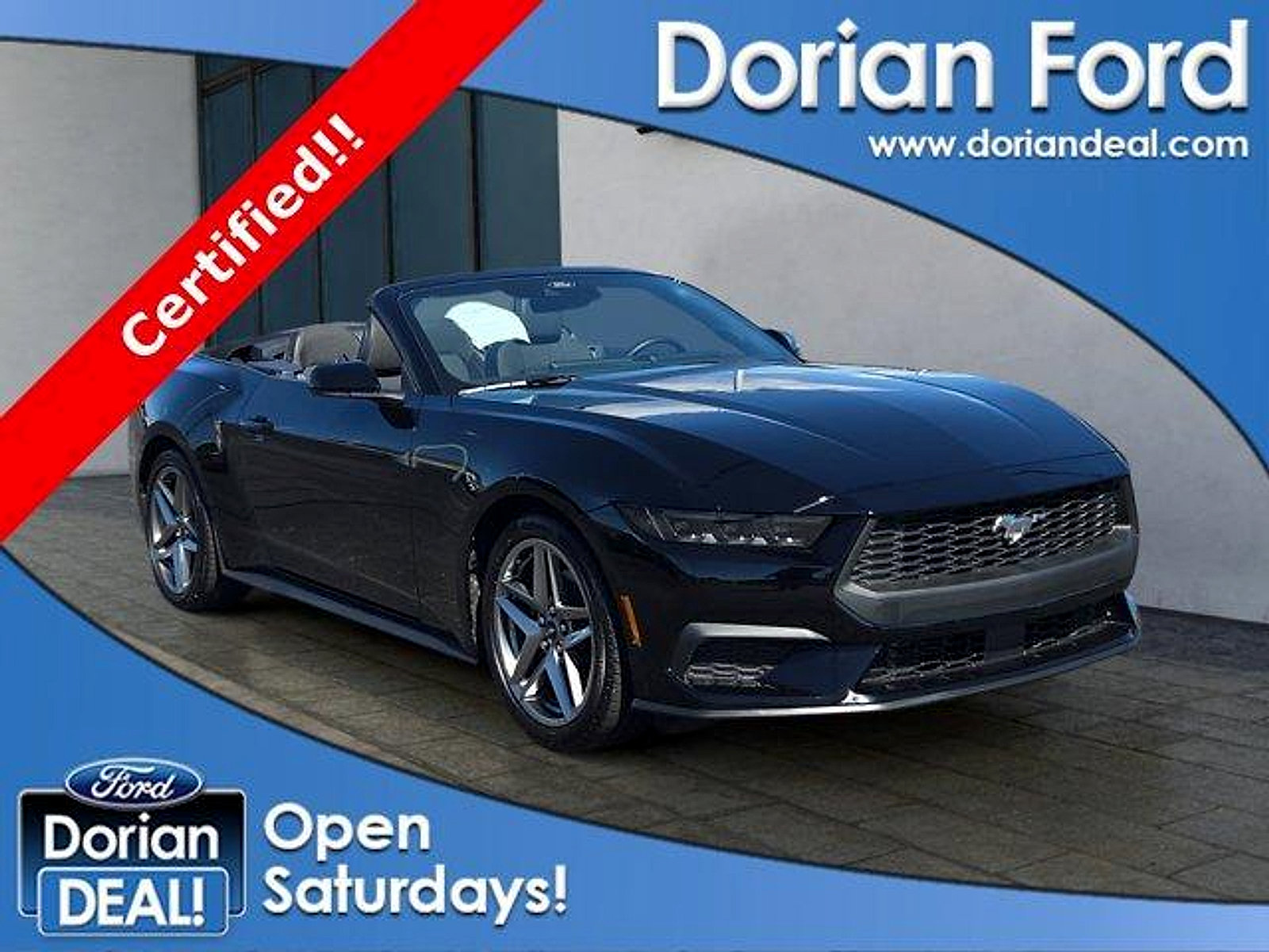 Certified 2025 Ford Mustang Convertible