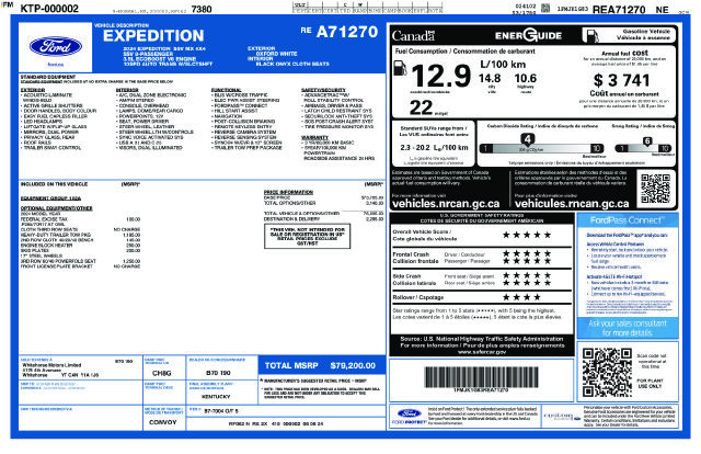 Certified 2024 Ford Expedition Max XL AWD/4WD image 9