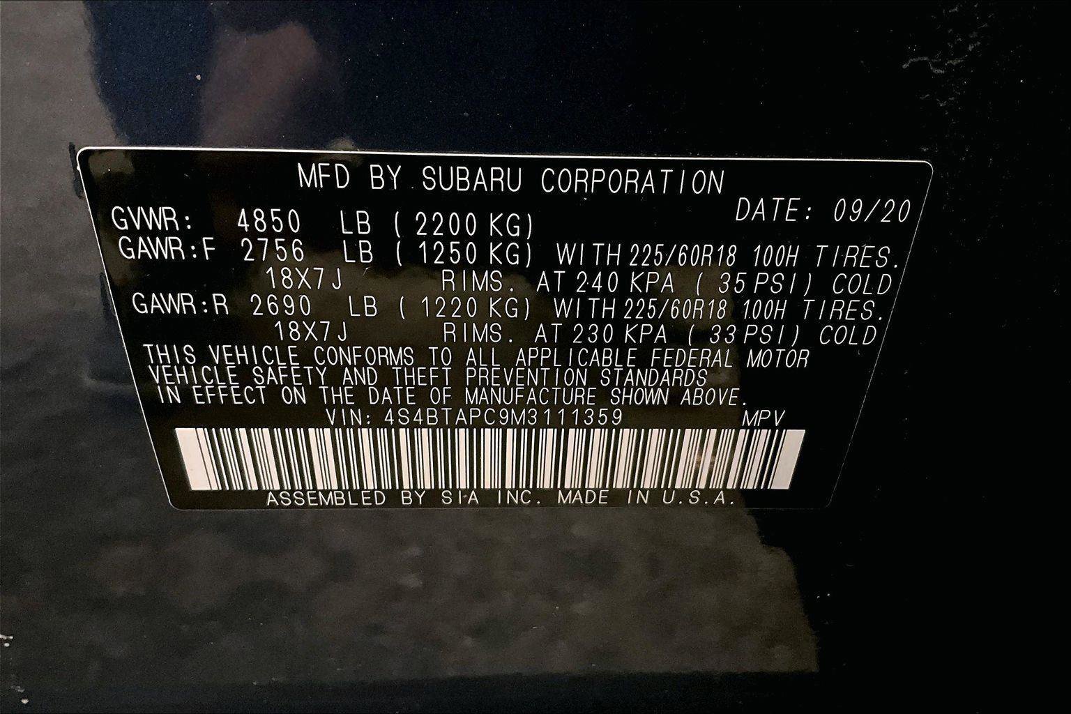 Used 2021 Subaru Outback Touring image 33