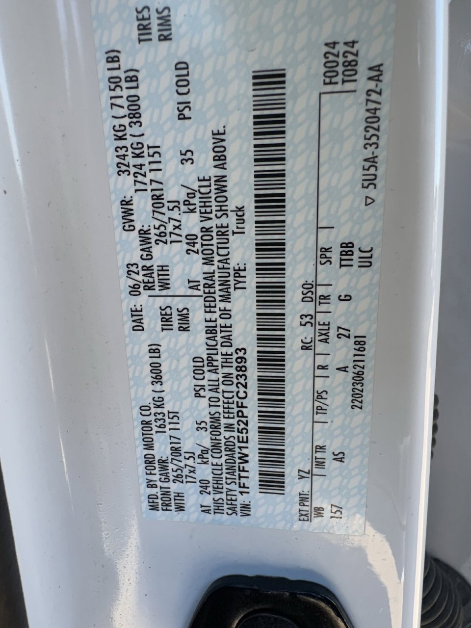 Certified 2023 Ford F150 XL AWD/4WD image 32