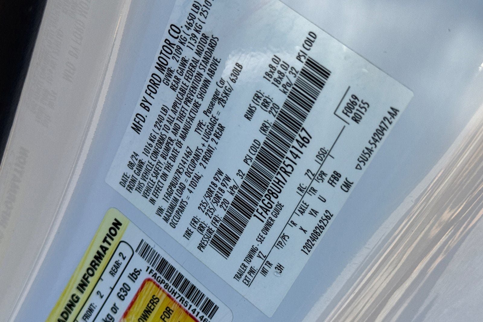 Certified 2024 Ford Mustang Premium RWD image 33