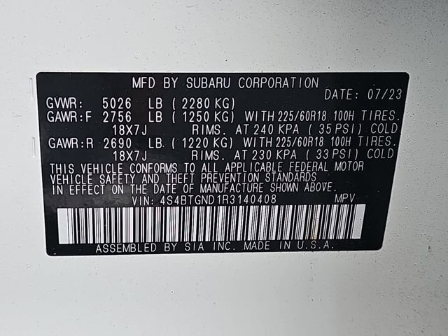 Used 2024 Subaru Outback Limited XT AWD/4WD image 63