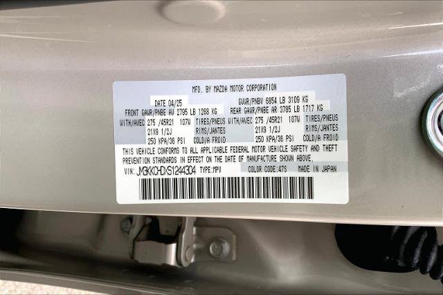 Used 2025 MAZDA CX-90 3.3 Turbo w/ Premium Sport Pkg AWD/4WD image 34