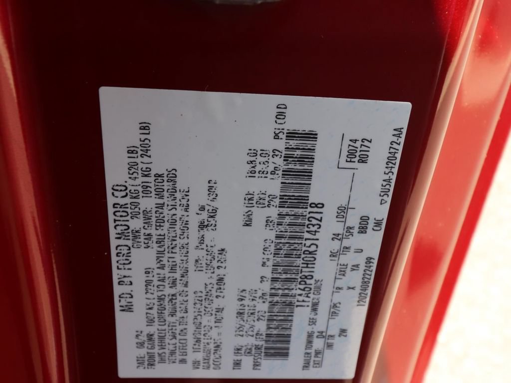 Certified 2024 Ford Mustang Coupe RWD image 21