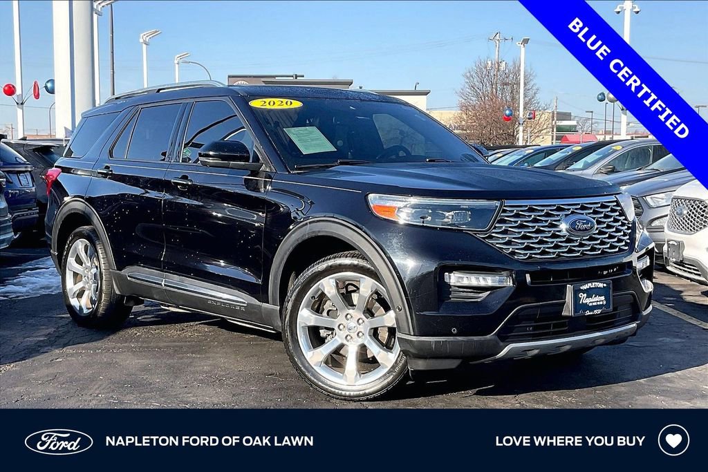 Certified 2020 Ford Explorer Platinum w/ Premium Technology Package image 1