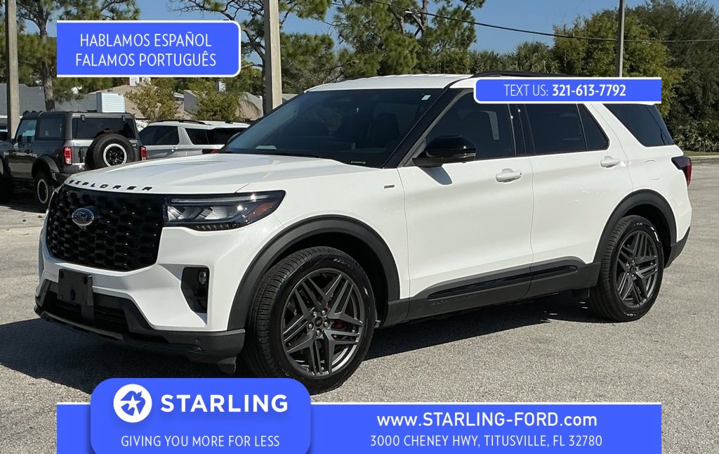 Certified 2025 Ford Explorer ST-Line w/ Premium Package