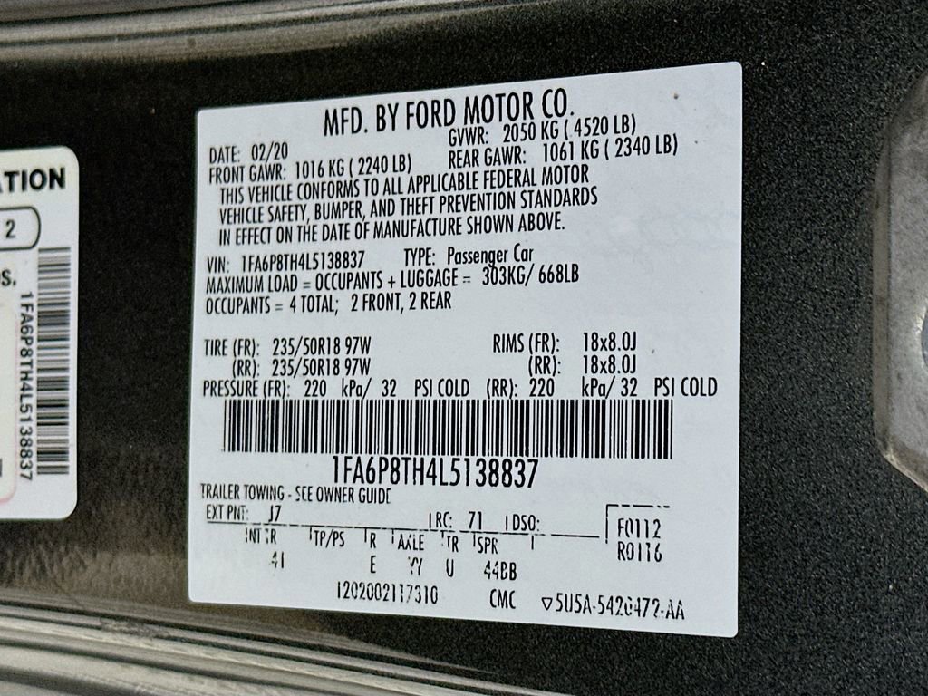 Certified 2020 Ford Mustang Premium image 27