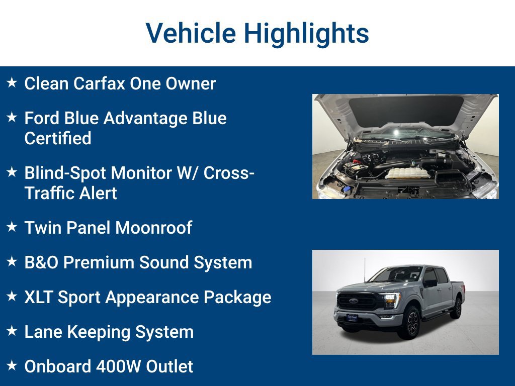 Certified 2023 Ford F150 XLT w/ Equipment Group 302A High AWD/4WD image 3