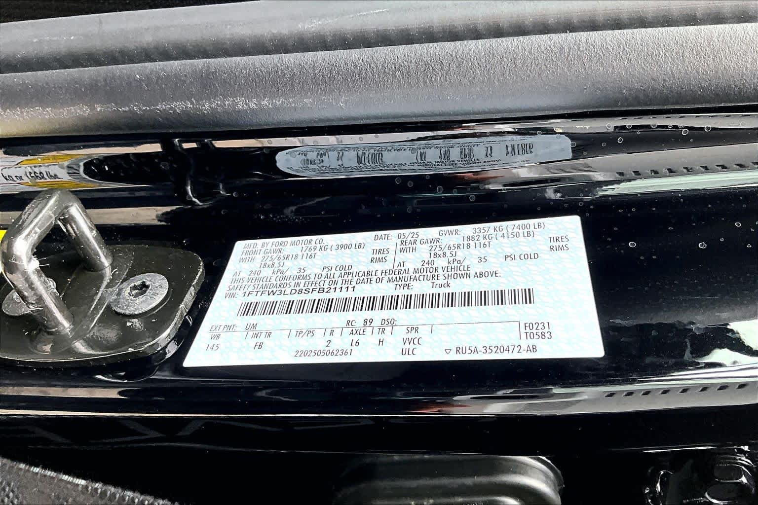 Certified 2025 Ford F150 XLT w/ Equipment Group 302A MID AWD/4WD image 40