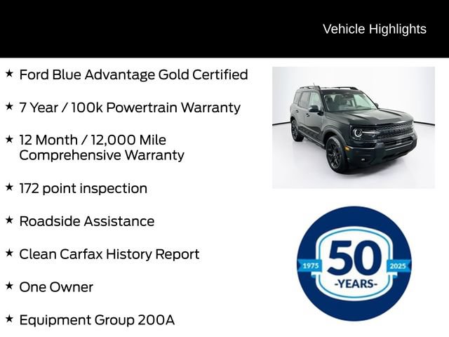 Certified 2025 Ford Bronco Sport Big Bend w/ Convenience Package AWD/4WD image 6