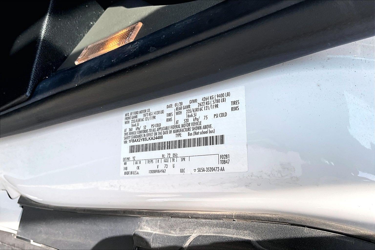 Certified 2020 Ford Transit 350 XLT RWD image 35