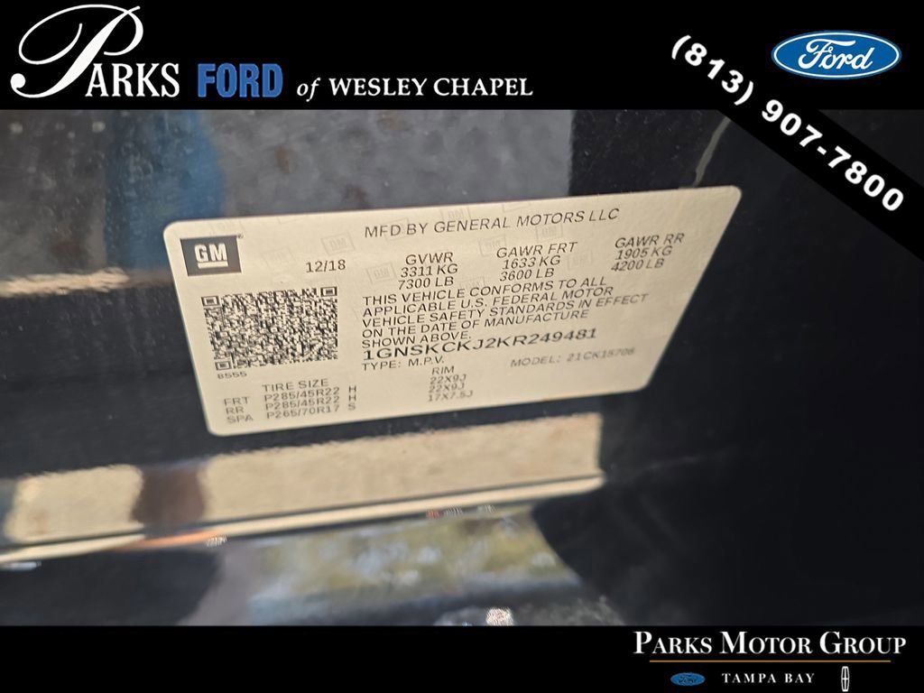 Used 2019 Chevrolet Tahoe Premier w/ Premier Plus Edition image 35