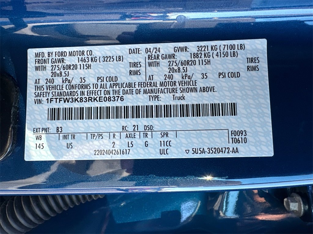 Certified 2024 Ford F150 XLT w/ Equipment Group 302A MID image 31