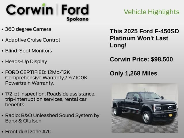 Certified 2025 Ford F450 Platinum AWD/4WD image 7
