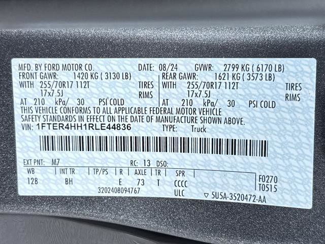 Certified 2024 Ford Ranger XLT AWD/4WD image 33
