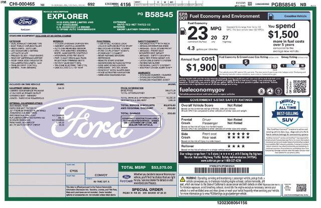 Certified 2023 Ford Explorer Limited w/ Equipment Group 301A AWD/4WD image 11
