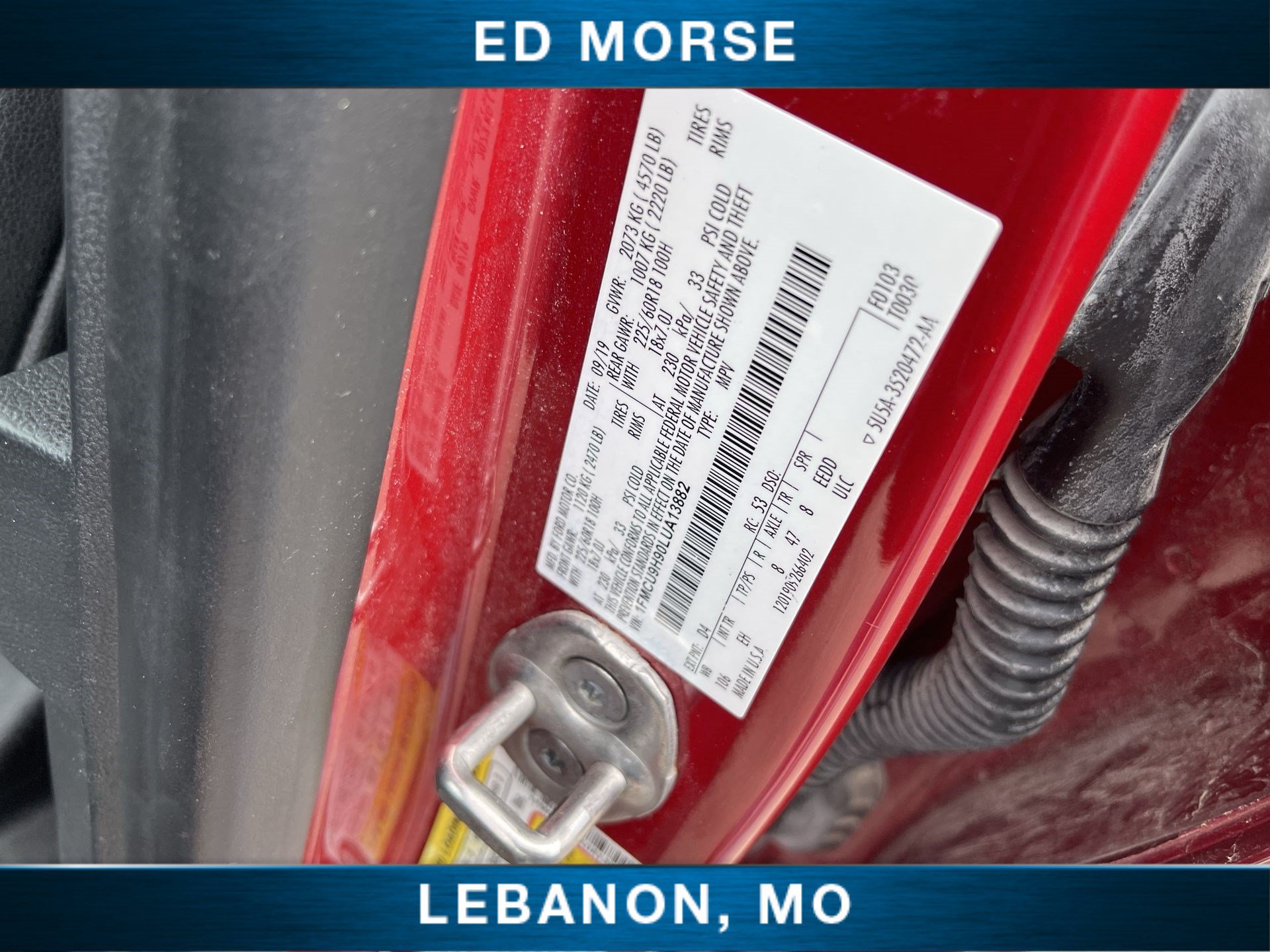 Certified 2020 Ford Escape SEL AWD/4WD image 31