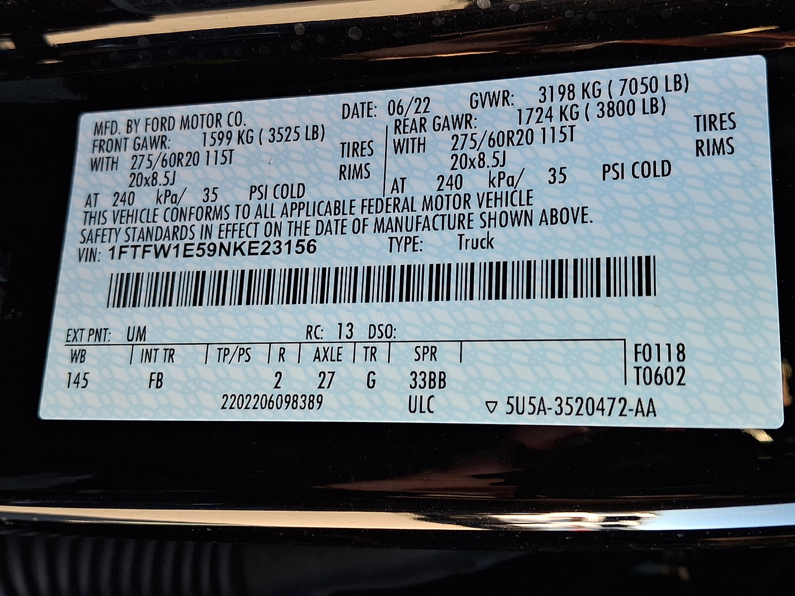 Certified 2022 Ford F150 XLT w/ Equipment Group 302A High image 29