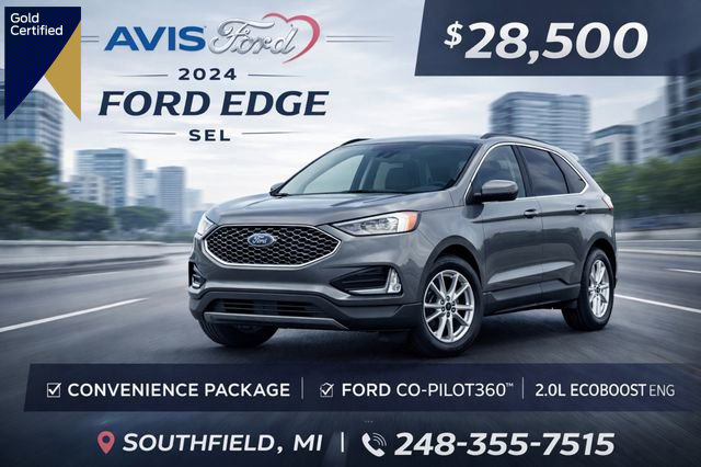 Certified 2024 Ford Edge SEL w/ Convenience Package